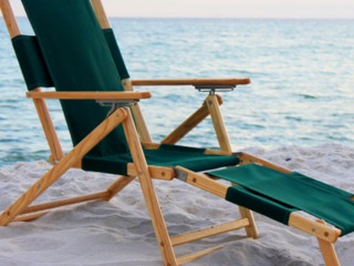 Beach Chair w/ Detachable Foot-Rest Beach Chair w/ Detachable Foot-Rest